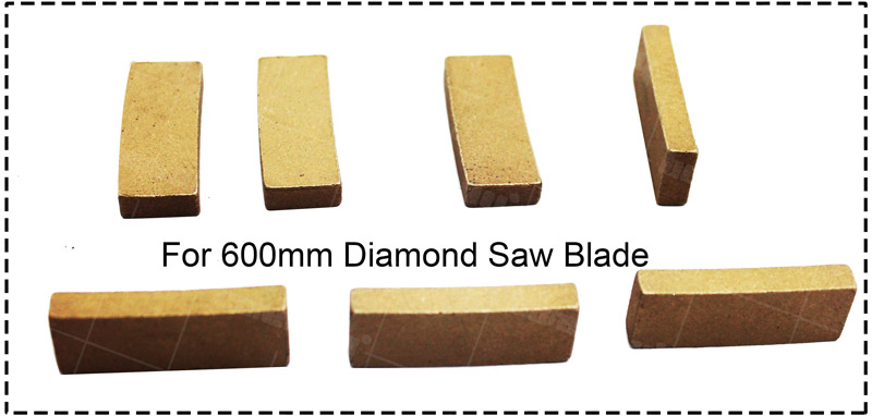 600mm Hot Sintering Diamond Cutting Segment For Bridge Cutting Machine 2