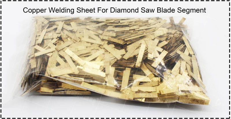 Copper Welding Sheet for Welding Diamond Saw Blade Segment Brazing Foil Strip