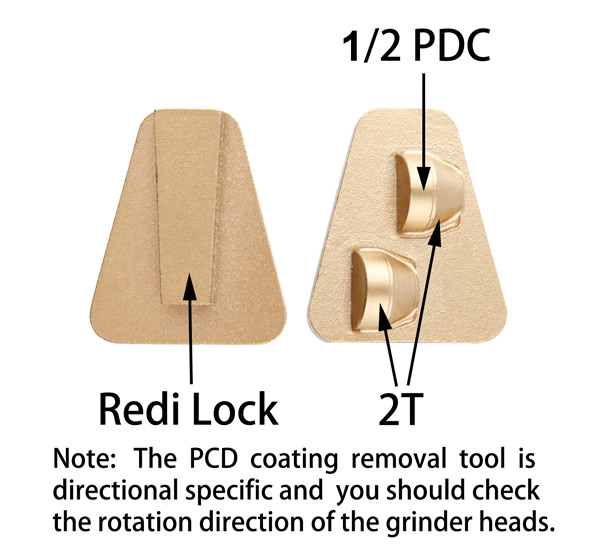 Triangular Scanmaskin Redi Lock Pcd Grinding Disc For Manufacturer