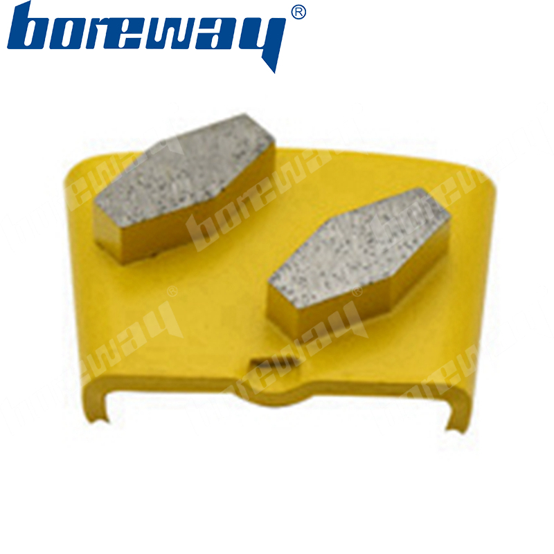 2 round diamond segment concrete grinding block for HTC grinding machine