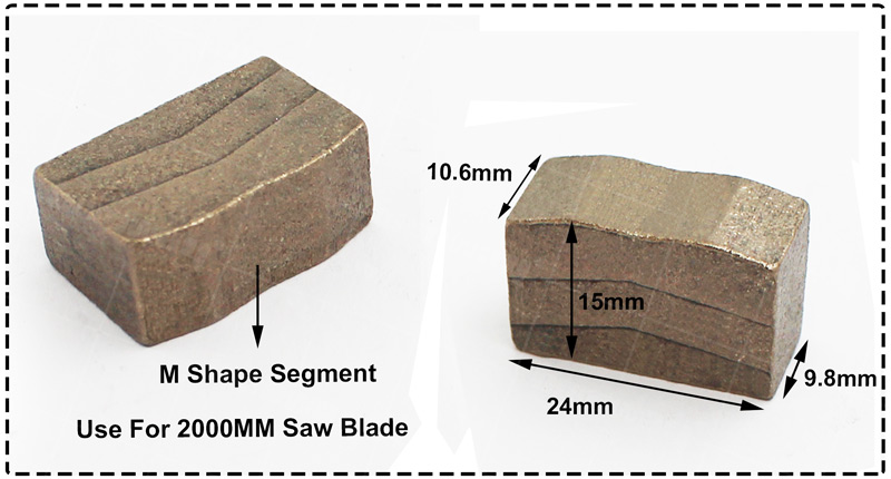 Stone Block Cutting Diamond Segments Manufacturer