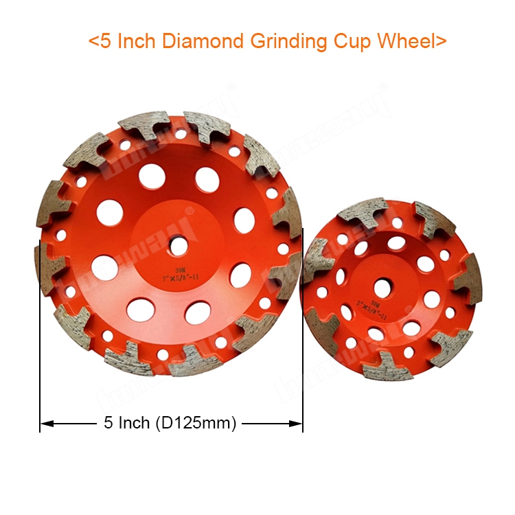 7 Inch T Shape Segment Diamond Grinding Wheel