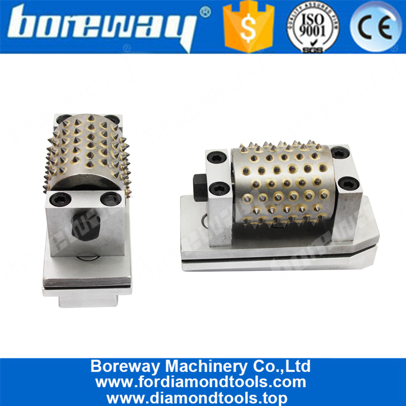 China Boreway High Quality 99S Fickert Type Bush Hammer Rollers Grinding Tools For Grinding Stone Manufacturer manufacturer
