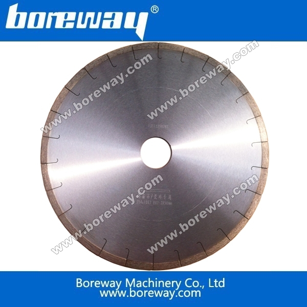 China Boreway diamond edge cutting blade and segment for ceramic manufacturer