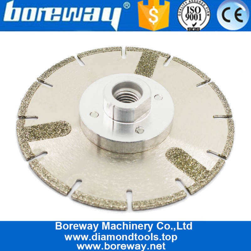 China Factory Reinforcing Rib Electroplated Circle Diamond Saw Blade For Supplies