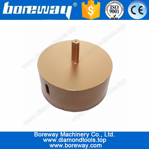 China manufacture supply vacuum brazed core drill for stone