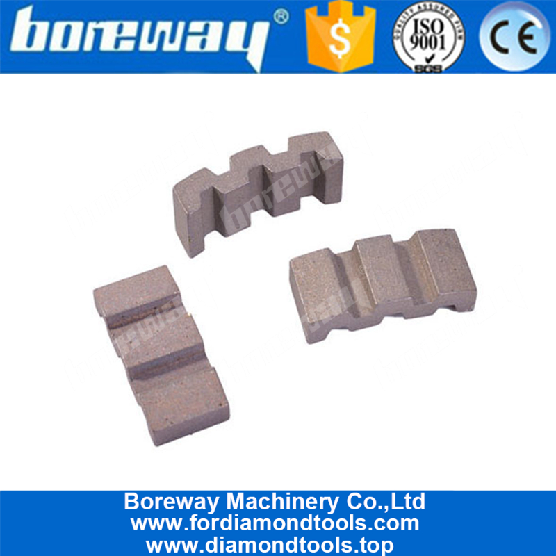 Construction Cutting and Drilling Core Bit Segments for Heavily Reinforced Concrete