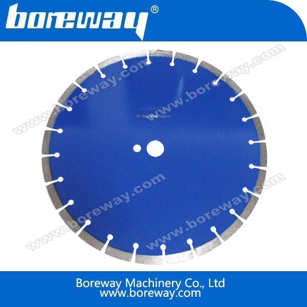 China Diamond Coated Concrete Floor Cutting Blade with Lazer Welded manufacturer