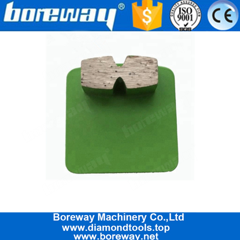 Long Lifespan Metal Bond Diamond Grinding Shoes For Concrete Floor And Stone Surface