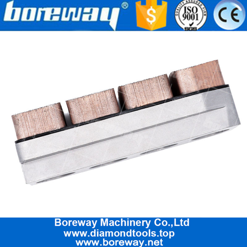 China Metal Bond Diamond Fickert Type Block Concrete Granite Marble grinding Tools Polishing Pads For Manufacturer manufacturer