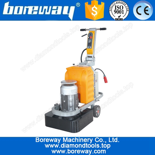 Machine for polished concrete floors