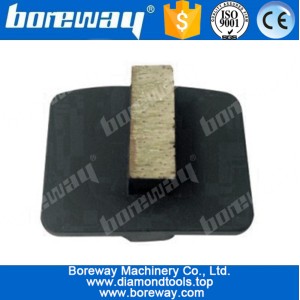 China 1 barra de retângulo de diamante cabeça de moagem para metool concreto com redi-lock para máquinas de retificação scanmaskin fabricante