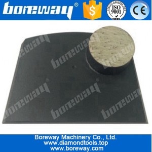 China 1 barra de diamante redonda com flat-plug para moedor de piso lavina fabricante