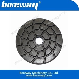 China 100MM Diamond Resin Spiral Plate Floor Polishing Pad Manufacturer manufacturer