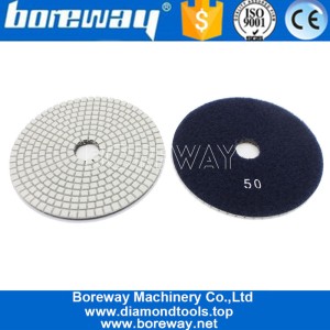 China 100mm Dry And Wet Polishing Pads For Hand Grinding Machine Suppliers manufacturer