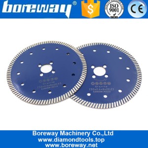 China 115mm Turbo Smooth Cutting Circular Saw Multi Holes Blade Cutting Wheel Plates for Ceramic Tile Granite Marble Masonry manufacturer