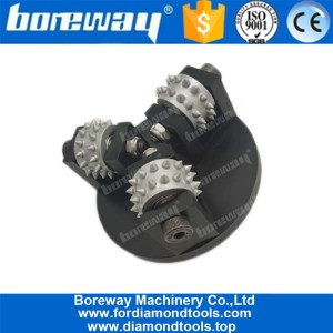 Cina 125MM 30S Werkmaster Bush Hammer Wheel con 3 rulli produttore