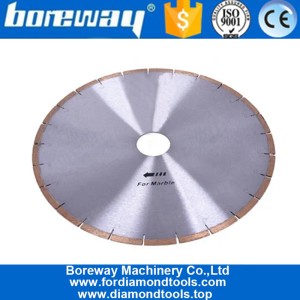 China 14 Inch Fish Hook Slot Diamond Cutting Saw Blade for Marble manufacturer