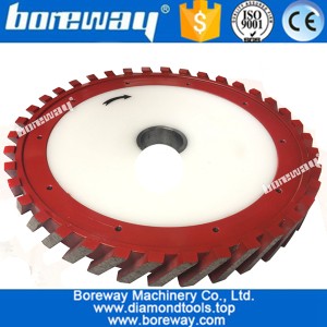 China 14 inch Silent body diamond milling wheel with Teflon silent core manufacturer