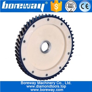 China 14 inch diamond milling wheel with Teflon silent core saw blade for granite concrete beds manufacturer