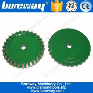 Chine 150mm Usage humide Chanfreinage en céramique Meule de rectification Fournisseur fabricant