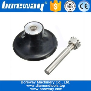 China 2 zoll Stütztellerhalter 1/4 inch Schaftsperre Rotationsschleifen Polierscheibenhalter Für Roloc Discs Hersteller