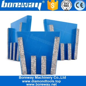 चीन 2020 डायमंड स्टोन फ्रैंकफर्ट आकार धातु ब्लॉक पैड संगमरमर मशीन या कंक्रीट फर्श पीसने की मशीन पीसने में उपयोग करते हैं उत्पादक
