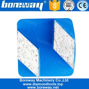 China 2020 Redi Lock Metal Bond Diamond Grinding Pad Concrete Grinding Shoes Husqvarna Machine For Concrete And Terrazzo Floor manufacturer