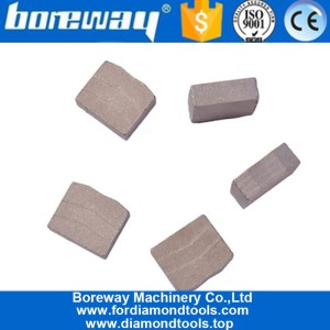 porcelana Corte de bloque de segmento de diamante de estructura sándwich de 2500 mm para granito fabricante