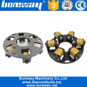 China 270mm Single Layer Rotary Bush Hammer Disc For Husqvarna Floor Grinder manufacturer