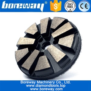 China 3 inch Metal Bond Concrete Floor Grinding Block Wheel Polishing Disc manufacturer
