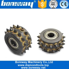 China 30 dentes que valem a pena comprar Diamond Bush Hammer Tools Top Quality Moeding Roller com boa fábrica Price fabricante