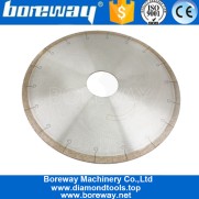 China 300mm Fish Hook Continuous Diamond Circular Saw Blade For Cutting Ceramics manufacturer