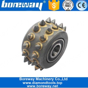 China 30s Hammer Alloy Carbide Rollers Litchi Ferramentas de retificação de superfície para concreto Fornecedores China fabricante