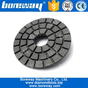 China 3inch 75mm 80mm diamante buff pad preto para pedra de granito de mármore de telha 1 fabricante