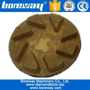 中国 3inch 80mm 3步湿法使用金刚石地板抛光垫 制造商