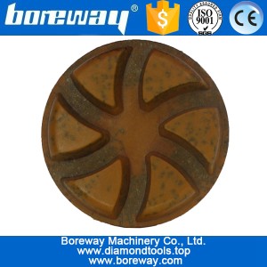 中国 3寸80毫米4步湿用金属地板翻新磨片用于石材混凝土 制造商