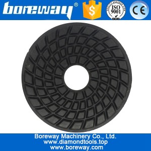 China 3inch 80mm 7 steps black sprial type wet use diamond polishing pads manufacturer