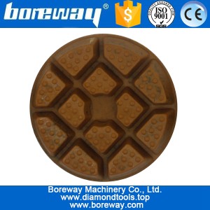 China 3inch 80mm floor diamond polishing pads with metal for concrete stone ceramic manufacturer
