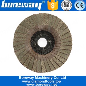 China 4 Inch 100mm Electroplated Diamond Flap Disc For Stone Metal manufacturer