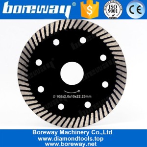 China 4 Inch Diamond Turbo Cutting Disc Saw Blade For Granite Marble Stone manufacturer