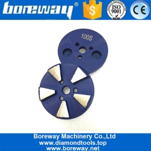 China 4 Inch Round Diamond Concrete Metal Grinding and Polishing Disc manufacturer