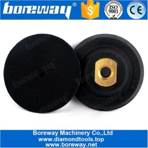 China 4 Inch Rubber Based Black Backer Pad For Polisher Angle Grinder manufacturer