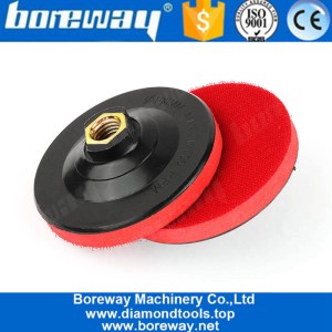 China 4 Inch Universal Plastic Foam Backer For Diamond Polishing Pad Polisher manufacturer