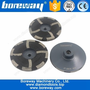 China 4 inch Resin Filled Cup Grinding Wheel for grinding stone,diamond cup grinding wheel for concrete manufacturer