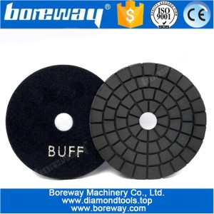 Китай 4Inch Black Type Diamond Buff Полировочная подушка для каменной мраморной керамики производителя