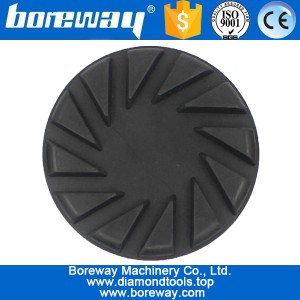 Китай 4-дюймовые 100 мм 7-ступенчатые черные спиральные мокрые напольные полировочные подушки для каменного бетона производителя