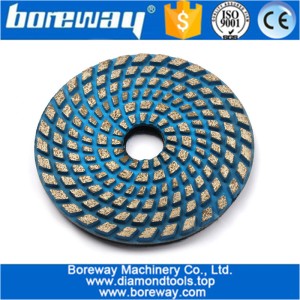 Китай 4inch бетонный пол шлифовальный диск металл спеченный алмазом сухой используется для точильщика пола производителя