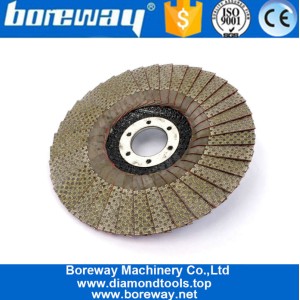 China 5 Inch 125mm Diamond Flap Sanding Disc For Angle Grinder manufacturer