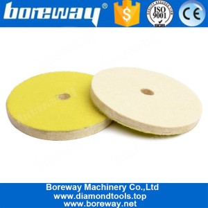 China 5 Inch Wool Felting Polishing Buffing Pads For Glass Jewelry Car manufacturer